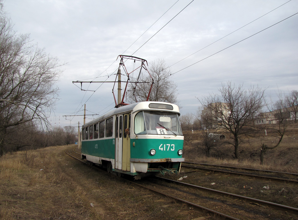 Донецк, Tatra T3SU (двухдверная) № 4173