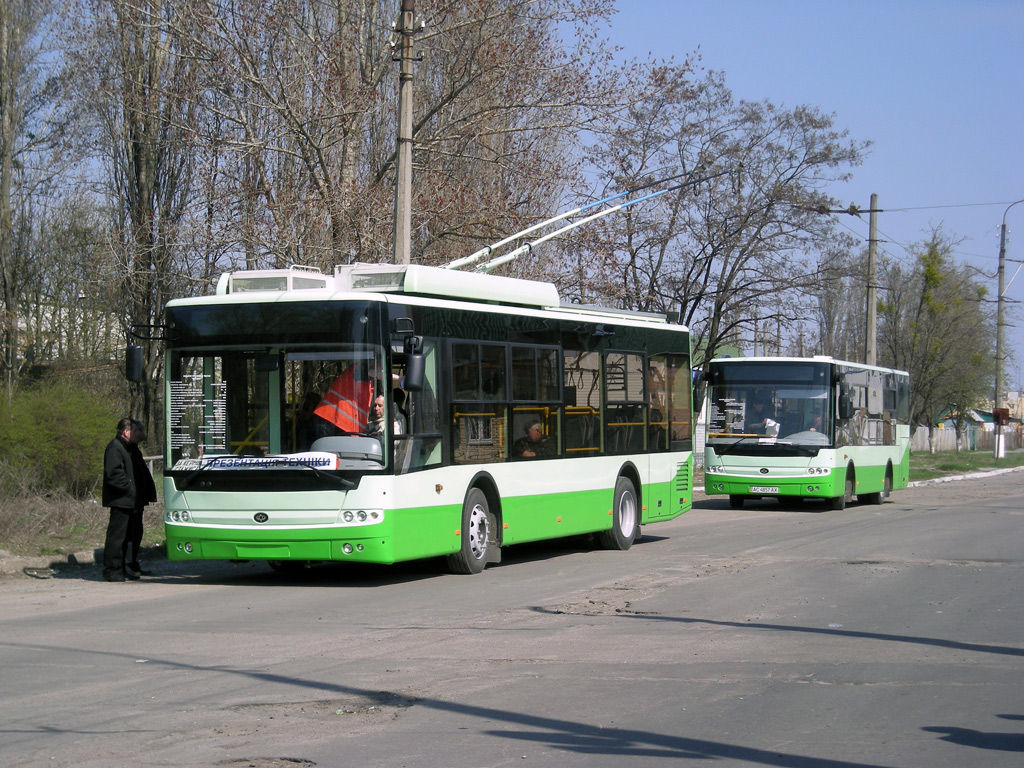 Ługańsk, Bogdan T60112 Nr 112; Biała Cerkiew — Trolleybus Bogdan T601.12 tests