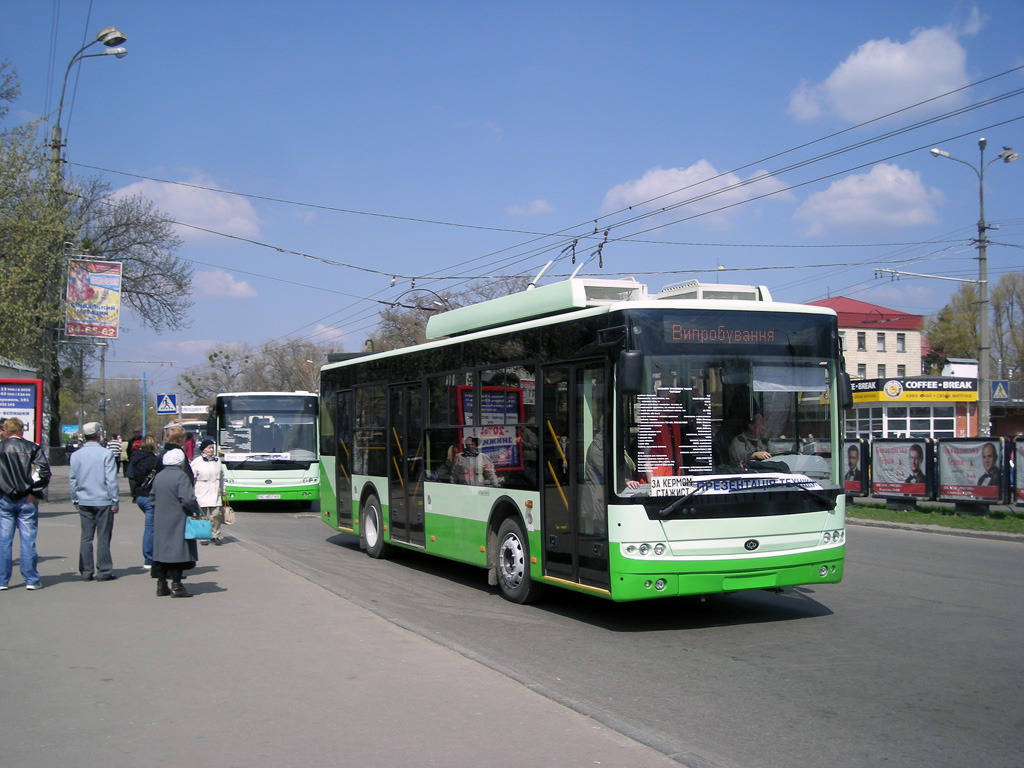 Luhansk, Bogdan T60112 Nr. 112; Bila Zerkwa — Trolleybus Bogdan T601.12 tests