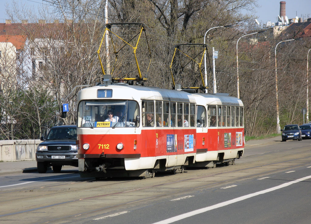 Прага, Tatra T3SUCS № 7112