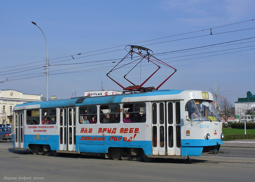 Орёл, Tatra T3SU № 019; Орёл — Юбилеи Орловского электротранспорта