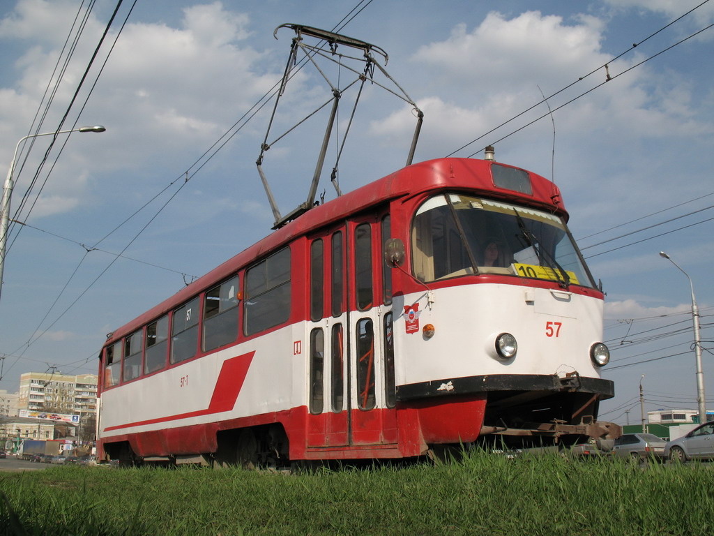 Тула, Tatra T3SU (двухдверная) № 57