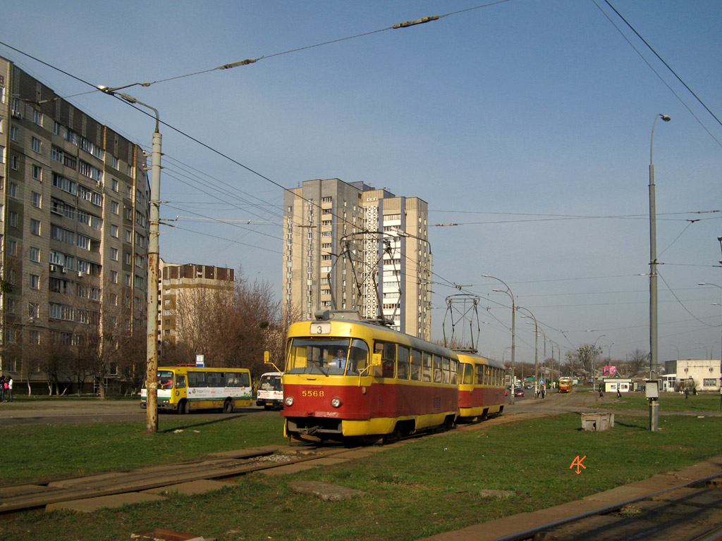 Kyiv, Tatra T3SU # 5568