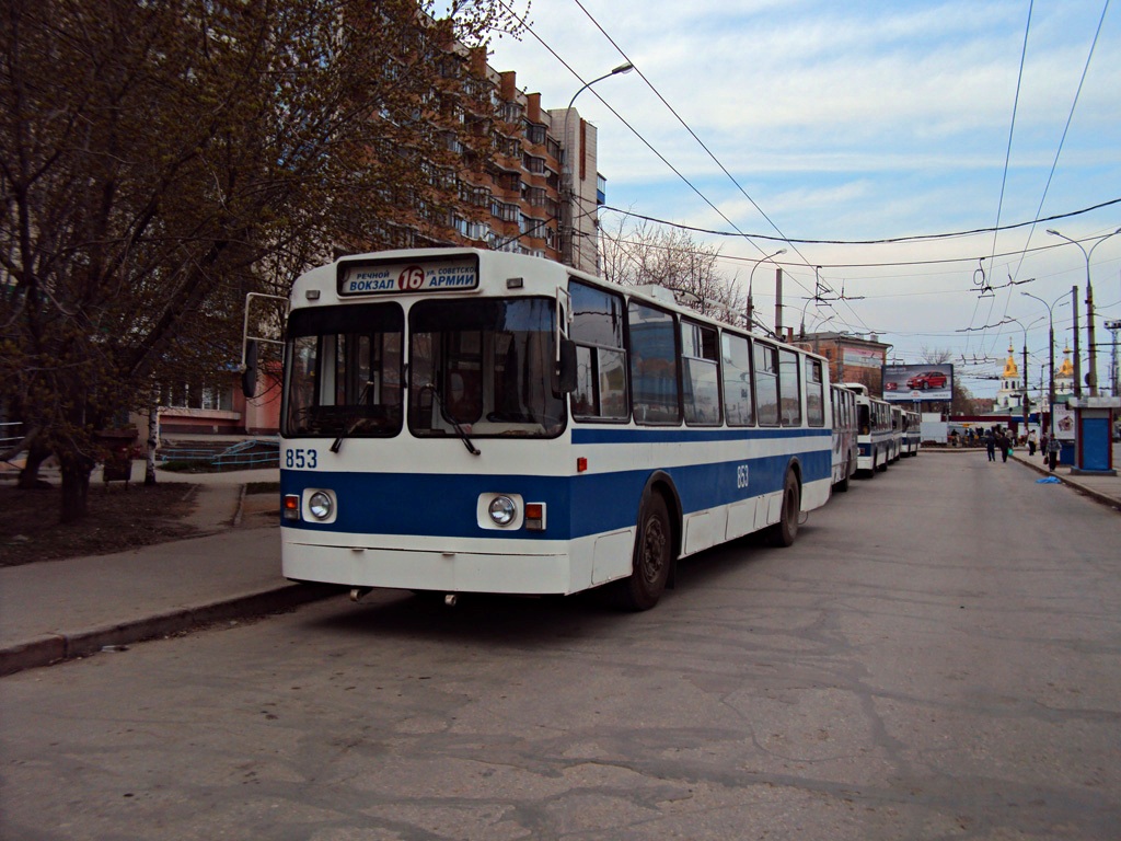Самара, ЗиУ-682В-012 [В0А] № 853; Самара — Конечные станции и кольца (троллейбус)