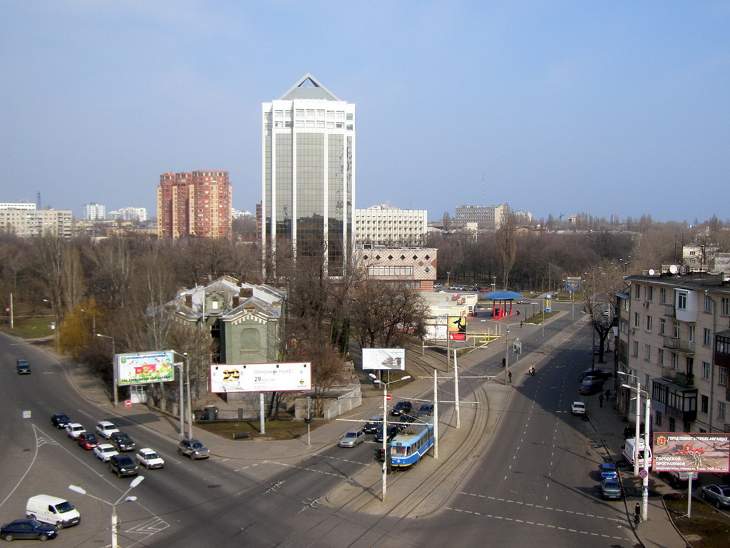 Одесса — Трамвайные линии; Одесса — Трамвайные линии: Большой Фонтан; Одесса — Электротранспорт Одессы с высоты