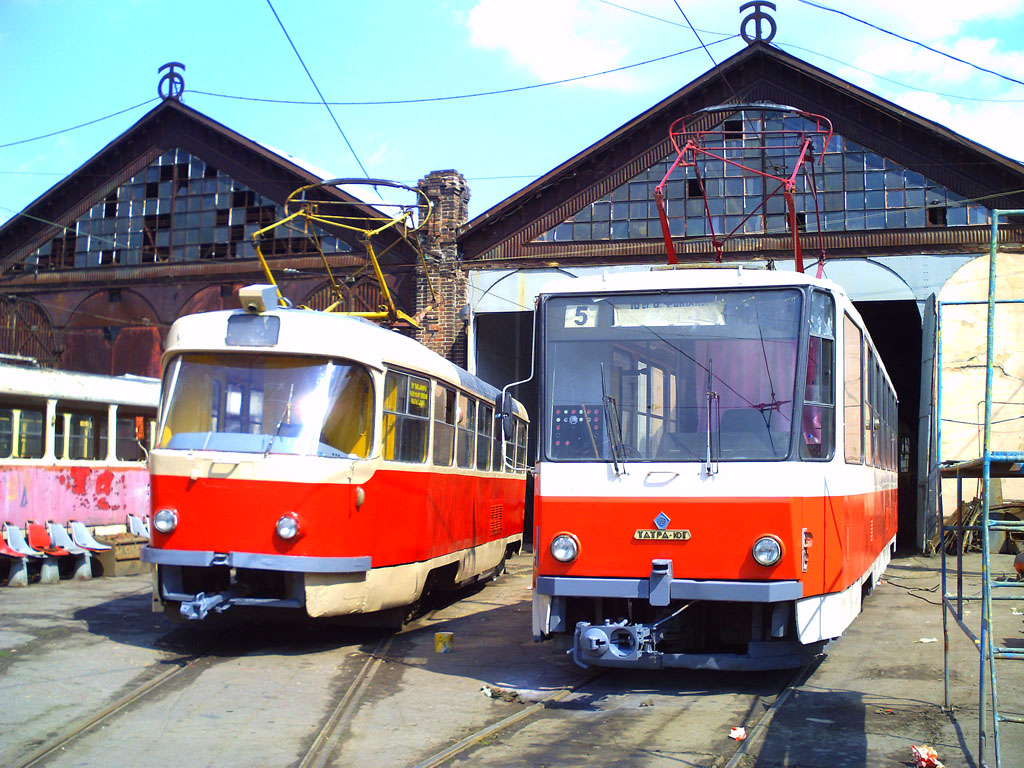 Одесса, Tatra T3SU № 3003; Одесса, Татра-Юг Т6Б5 № 7001