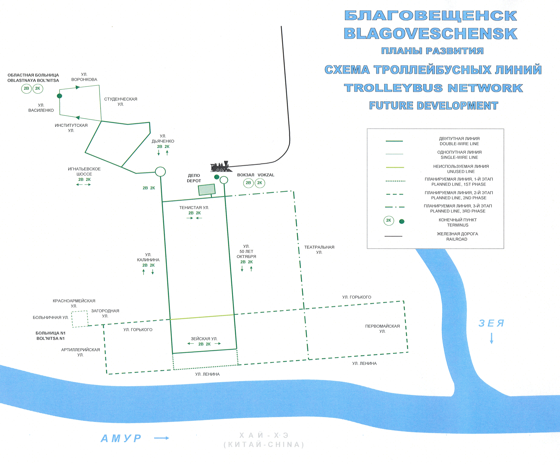海蘭泡 — Maps