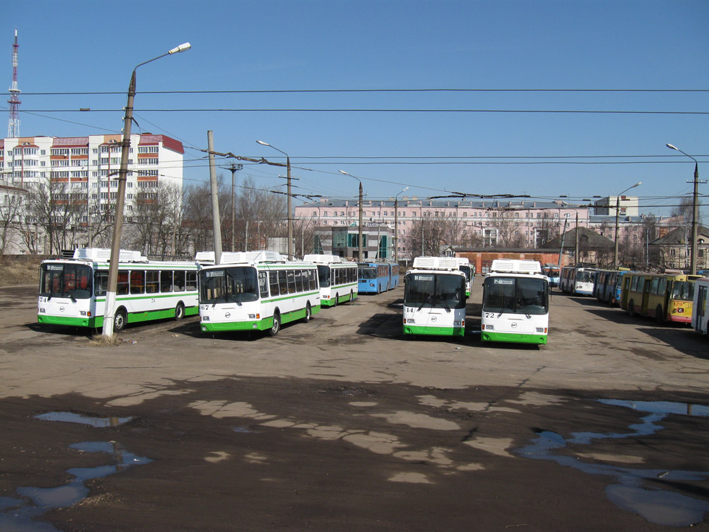 Тверь троллейбусный парк