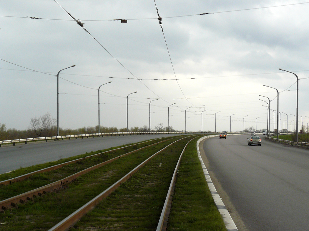 Дняпро — Трамвайные сети — Левобережная часть