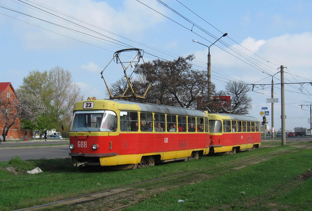 Харьков, Tatra T3SU № 688