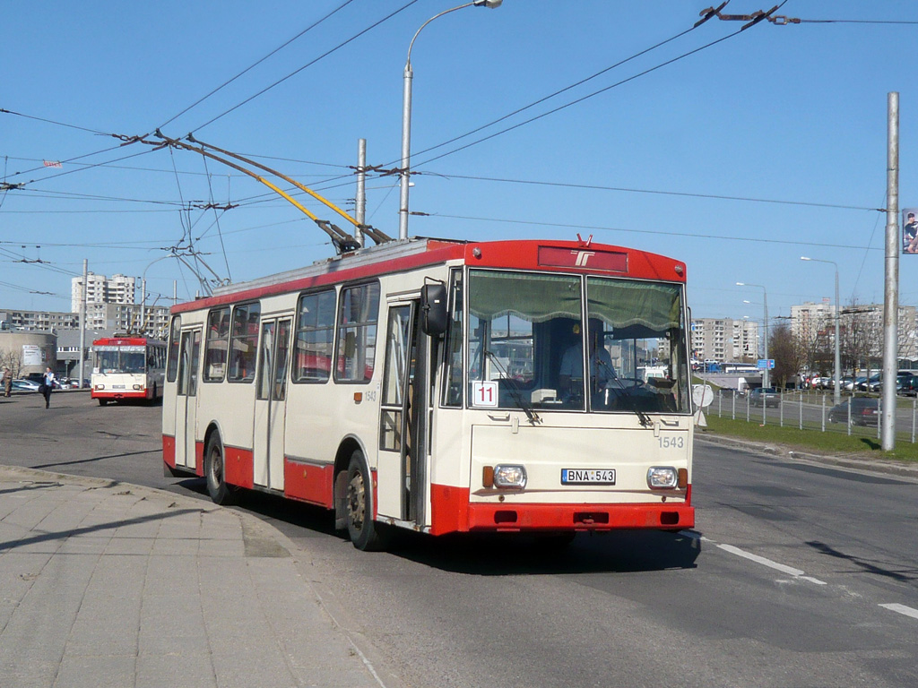 Вильнюс, Škoda 14Tr89/6 № 1543