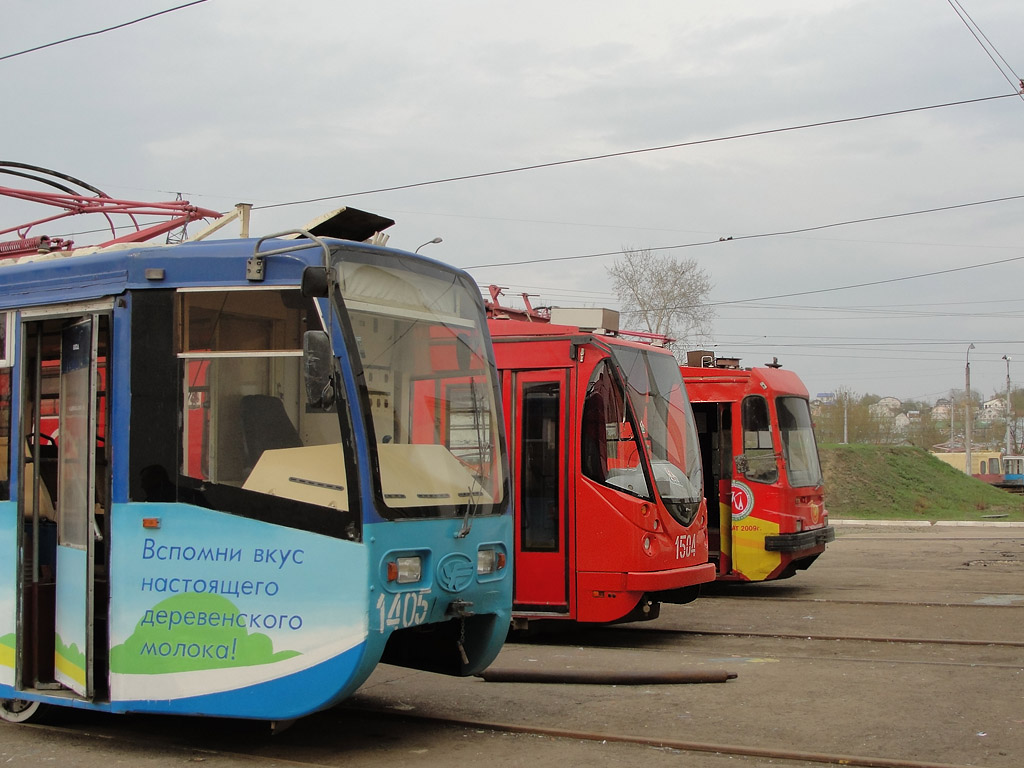 Казань — Трамвайные депо [1] — № 1 — территория в посёлке Карьер; Фотозарисовки