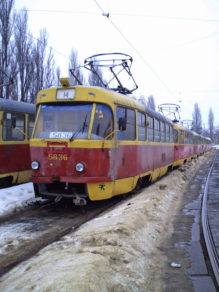 Kyiv, Tatra T3SU № 5836