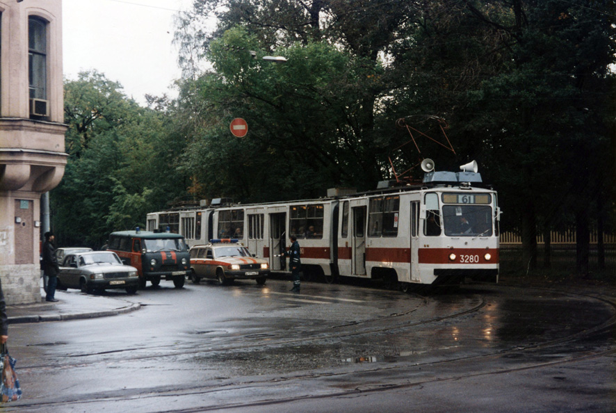 Санкт-Петербург, 71-139 (ЛВС-93) № 3280; Санкт-Петербург — Парад на 90-летие трамвая