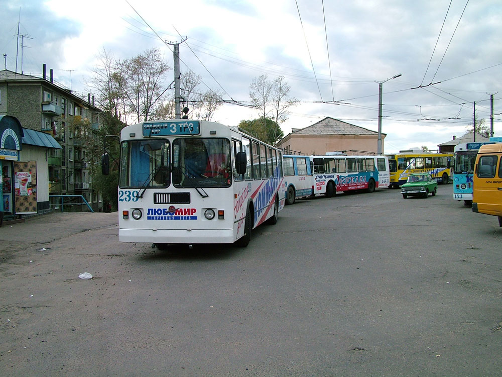 Чита, ЗиУ-682Г-012 [Г0А] № 239; Чита — Троллейбусные линии и инфраструктура
