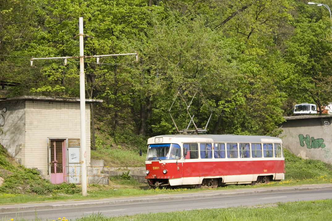 Київ, Tatra T3SU № 5991; Київ — Трамвайні лінії: Закриті лінії