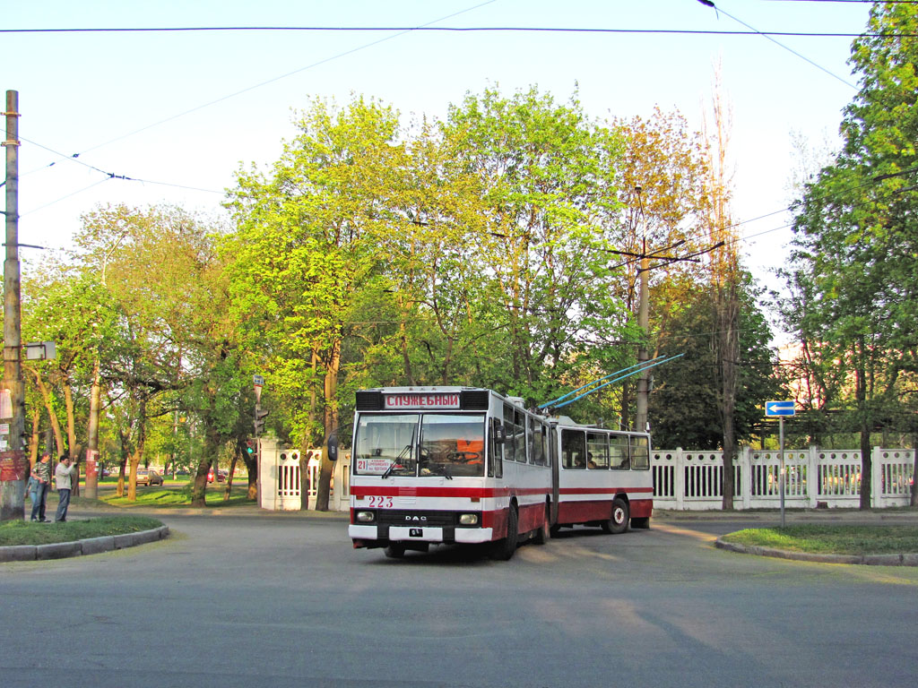 Харьков, DAC-217E № 223; Харьков — Транспортовка 03.05.2010 — поездка на троллейбусе DAC-217E к 71-летию Харьковского троллейбуса