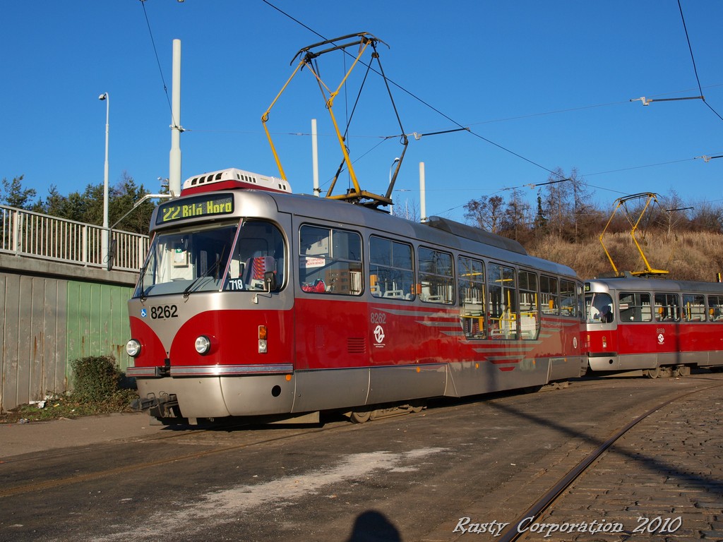 Прага, Tatra T3R.PLF № 8262