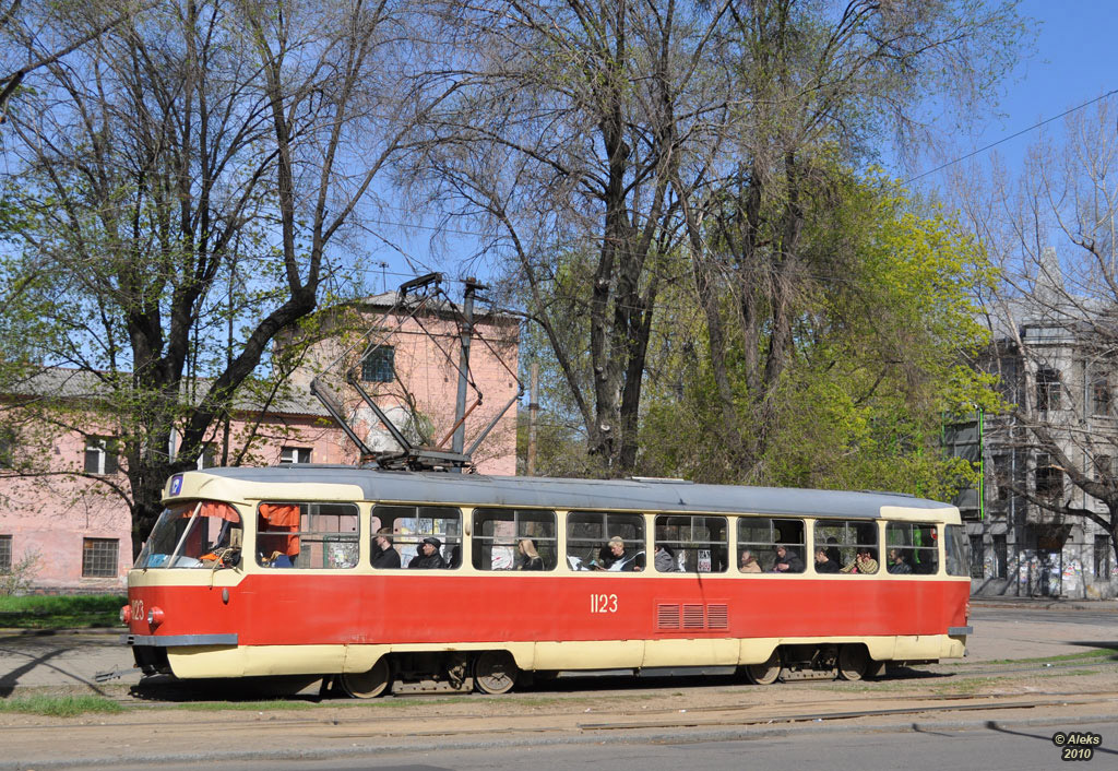 Dnipras, Tatra T3SU (2-door) № 1123
