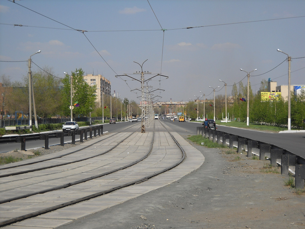 Новотроицк — Трамвайные линии и кольца