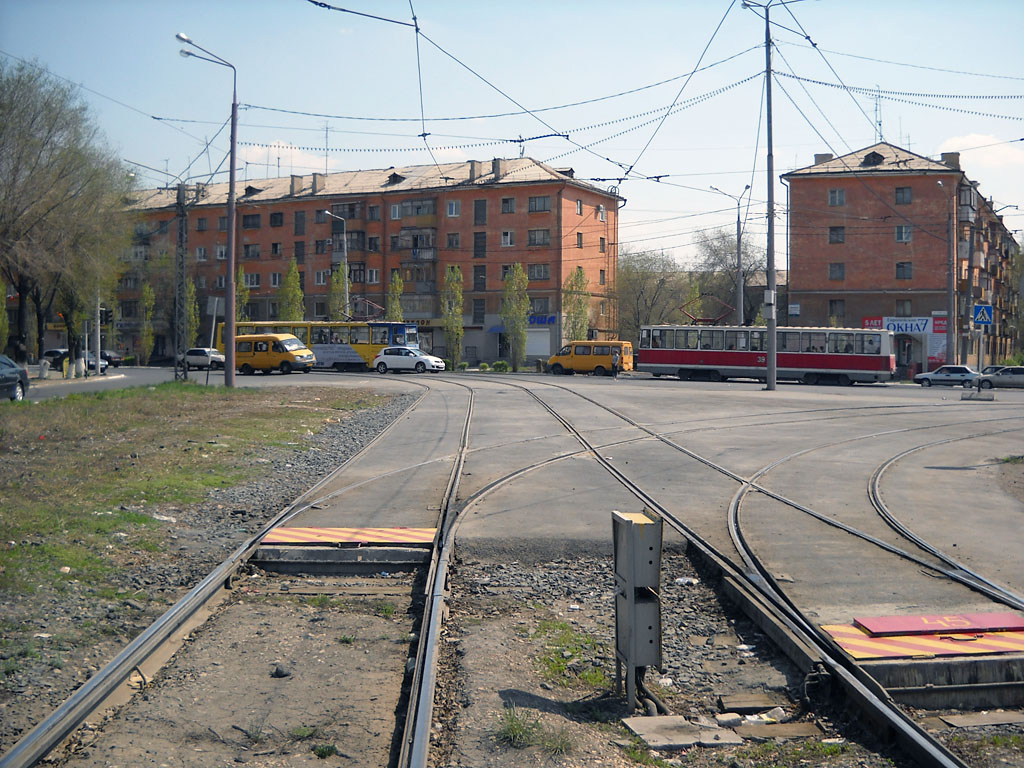 Novotroitsk — Tram lines and loops