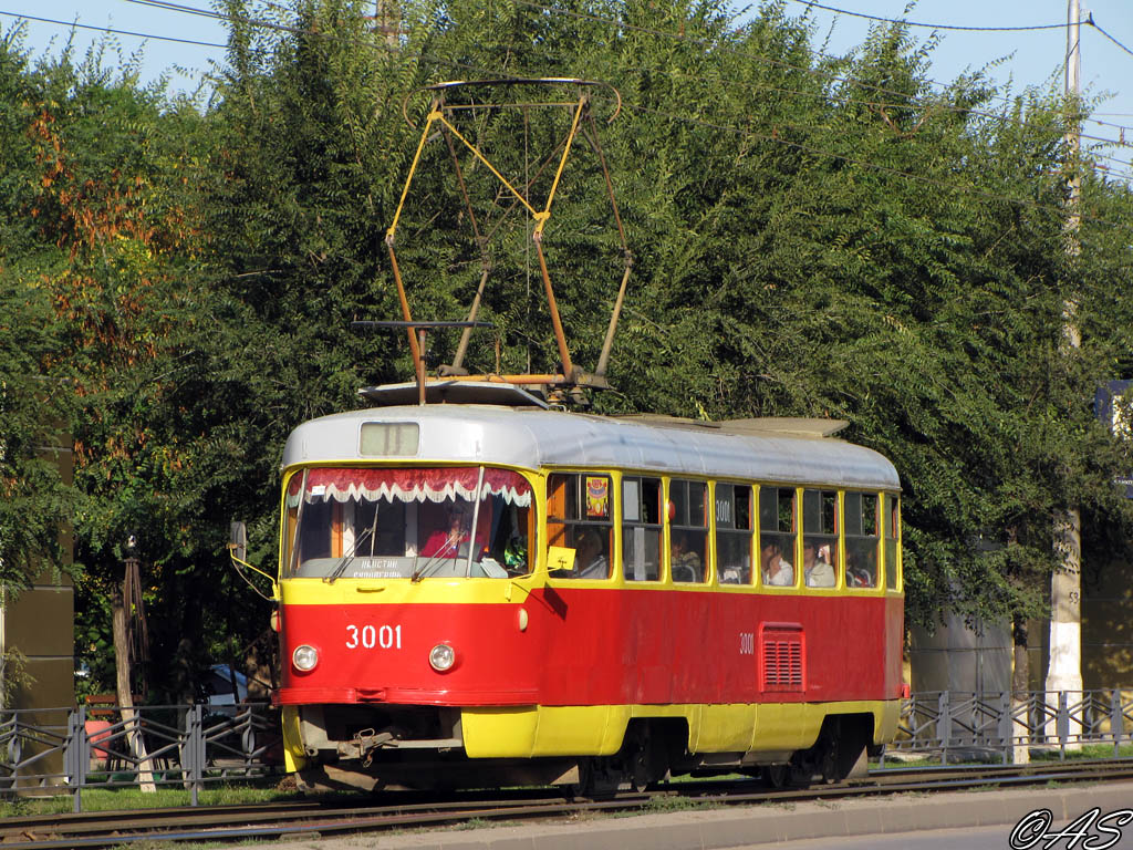 Wolgograd, Tatra T3SU (2-door) Nr. 3001