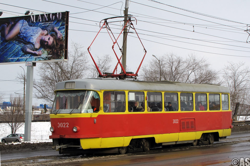 Volgograd, Tatra T3SU (2-door) # 3022
