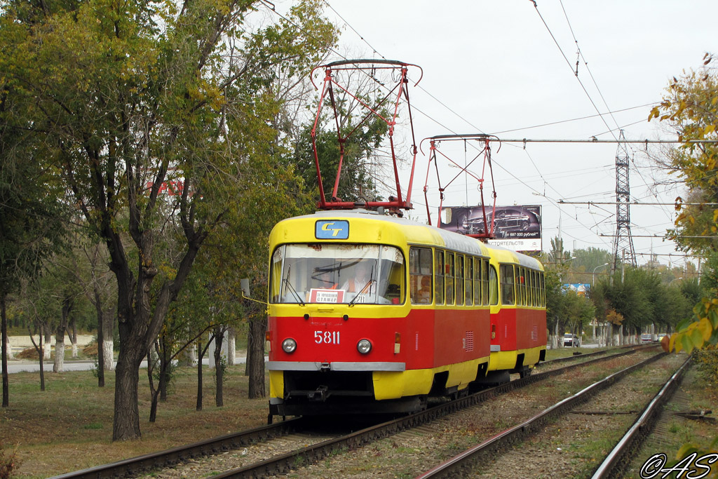 Волгоград, Tatra T3SU № 5811; Волгоград, Tatra T3SU № 5812