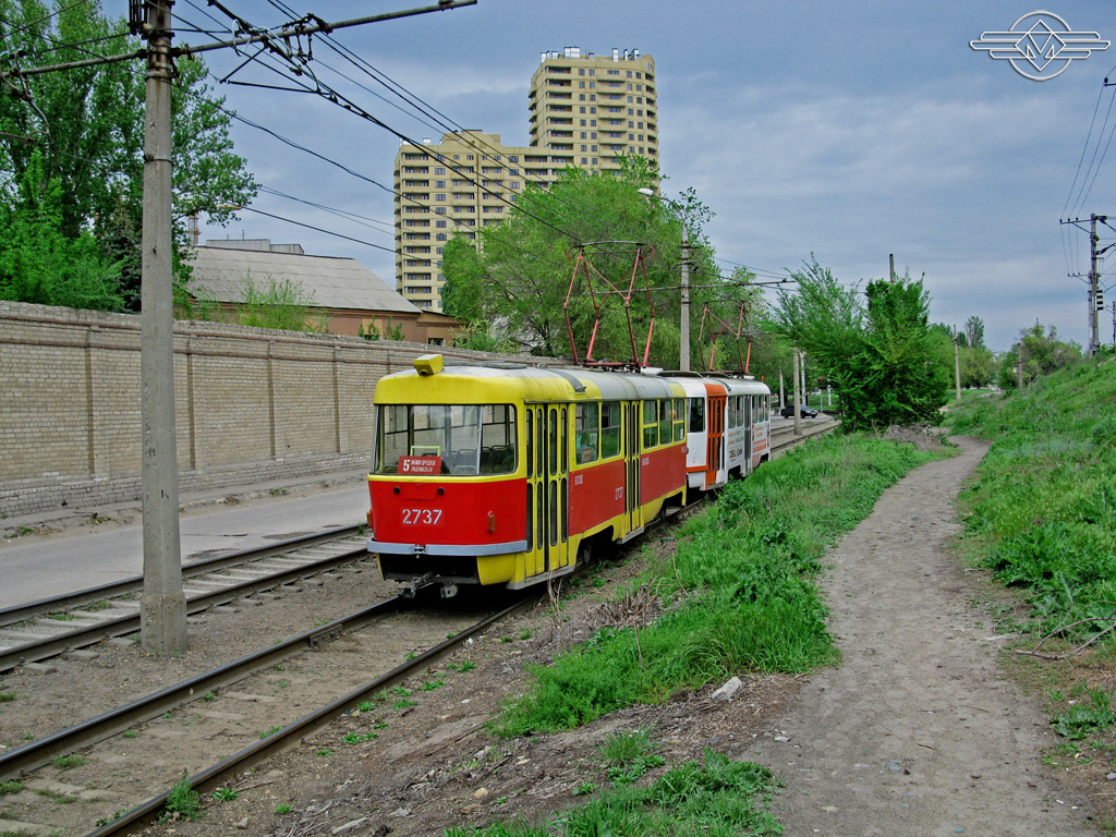Volgograd, Tatra T3SU nr. 2734; Volgograd, Tatra T3SU nr. 2737