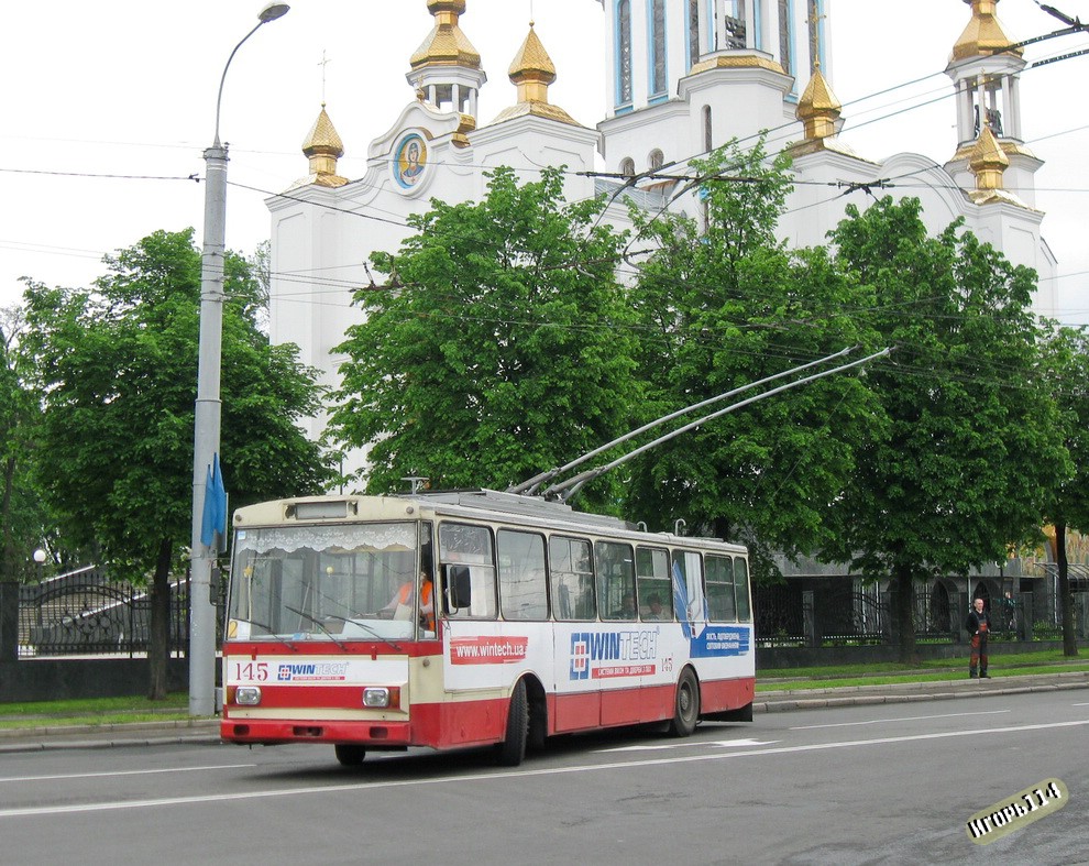 Ровно, Škoda 14Tr05 № 145; Ровно — Троллейбусное движение 9 мая 2010 года