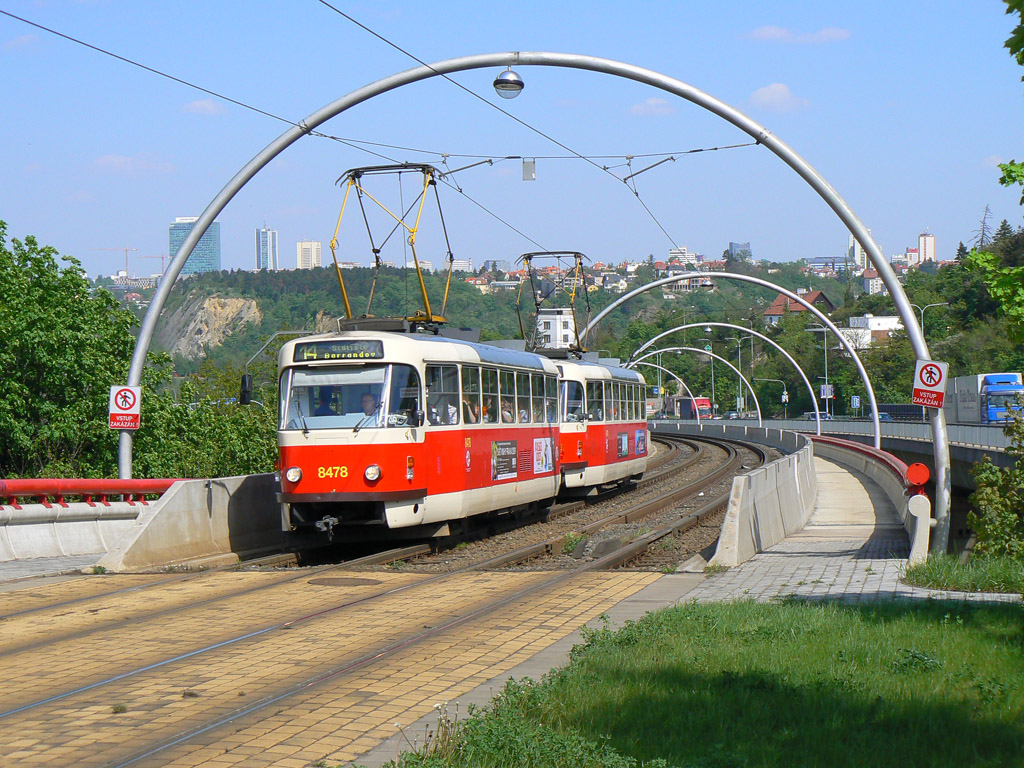 Прага, Tatra T3R.P № 8478