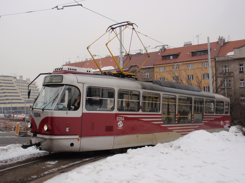 Прага, Tatra T3R.PLF № 8264