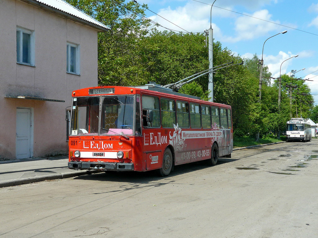 Ternopil, Škoda 14Tr02 nr. 091