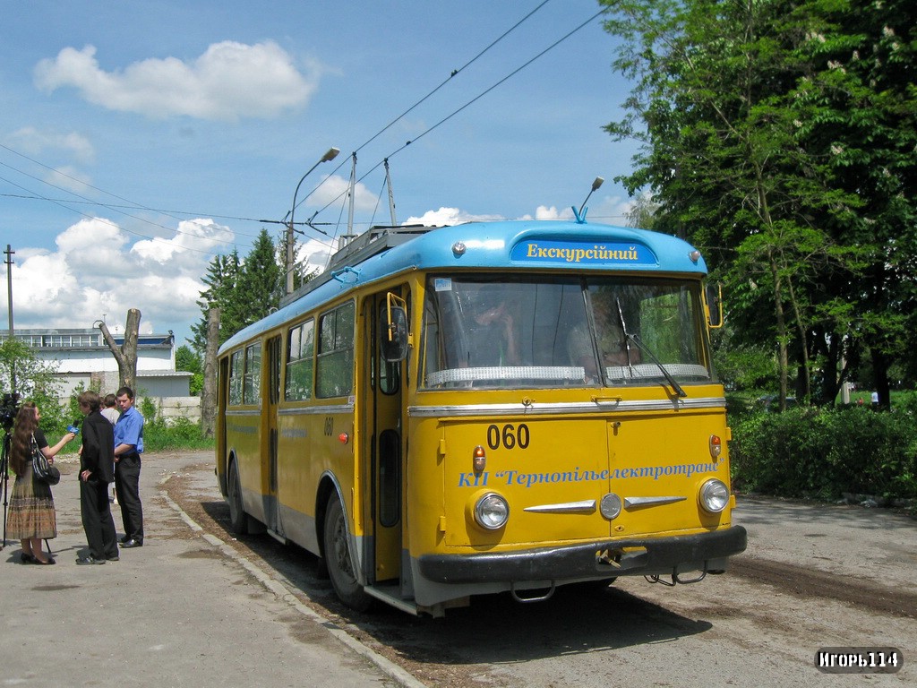 Тернополь — Экскурсия на троллейбусе Škoda 9Tr № 060 «Екскурсійний», 15.05.2010