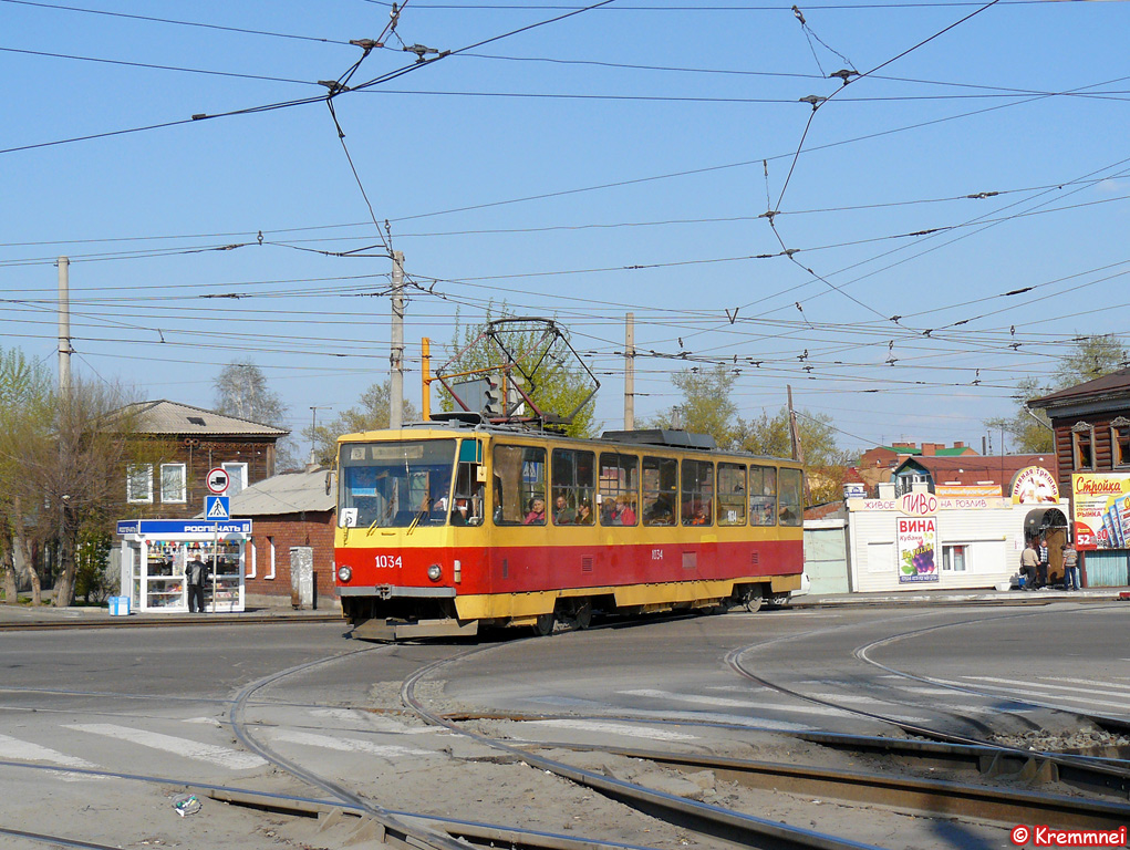 Barnaul, Tatra T6B5SU № 1034