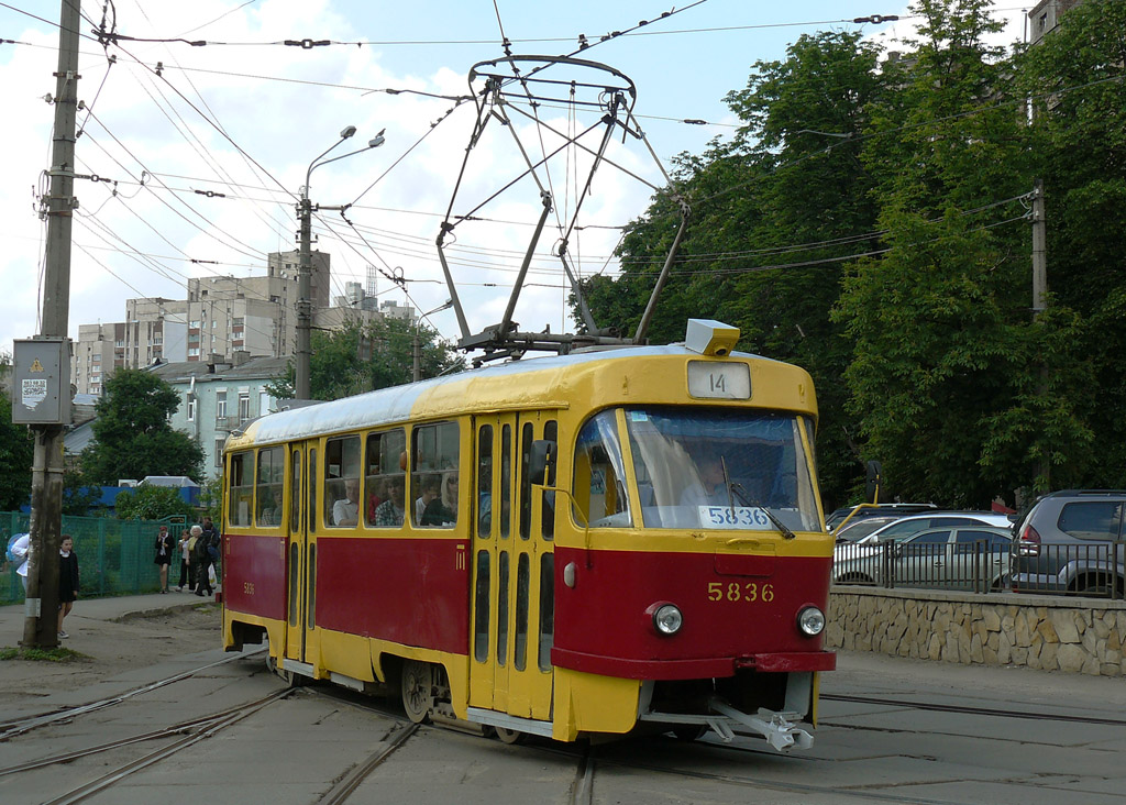 Kyiv, Tatra T3SU # 5836