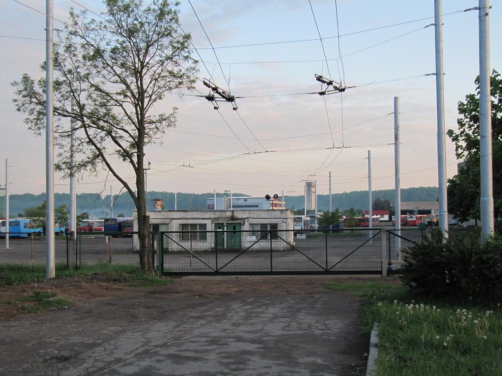 Каунас — Автобусный парк (площадка ночёвки троллейбусов)