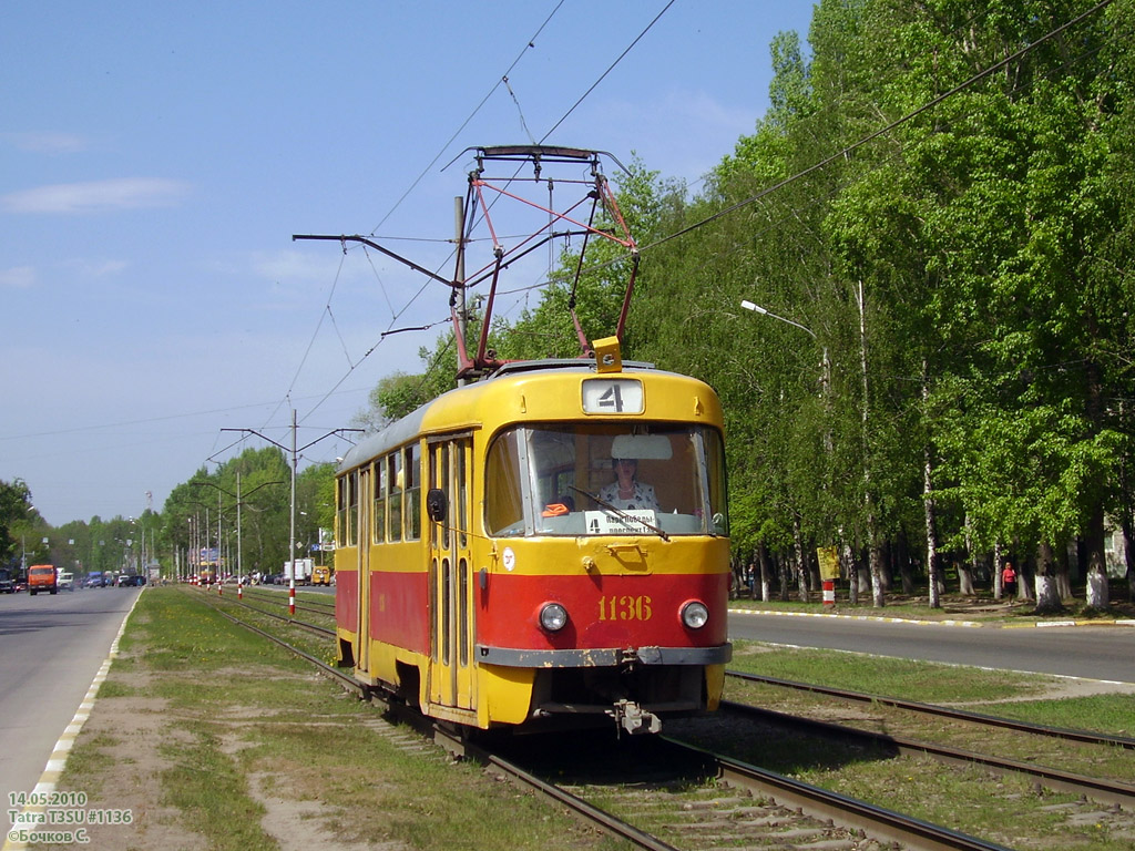 Ульяновск, Tatra T3SU № 1136