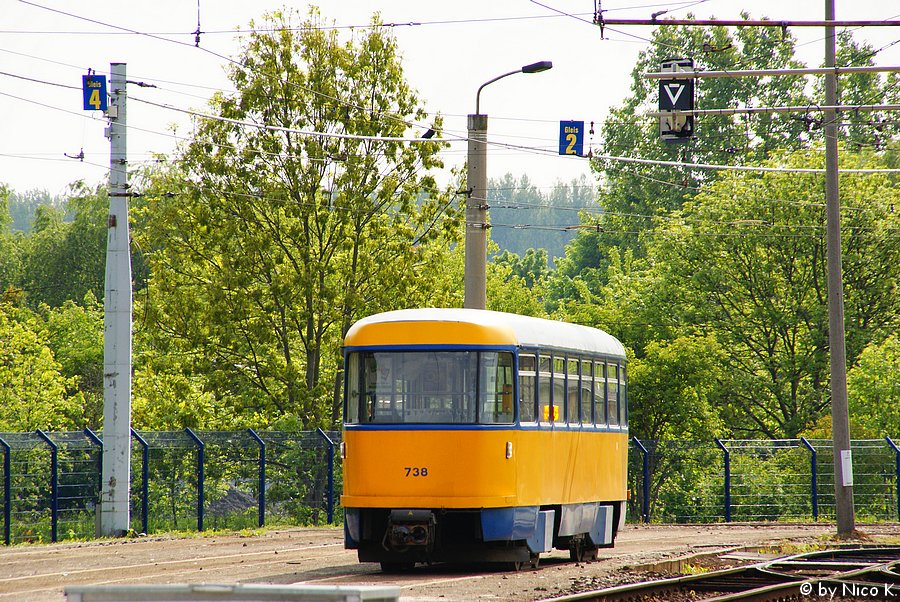 Лейпциг, Tatra B4D-M № 738