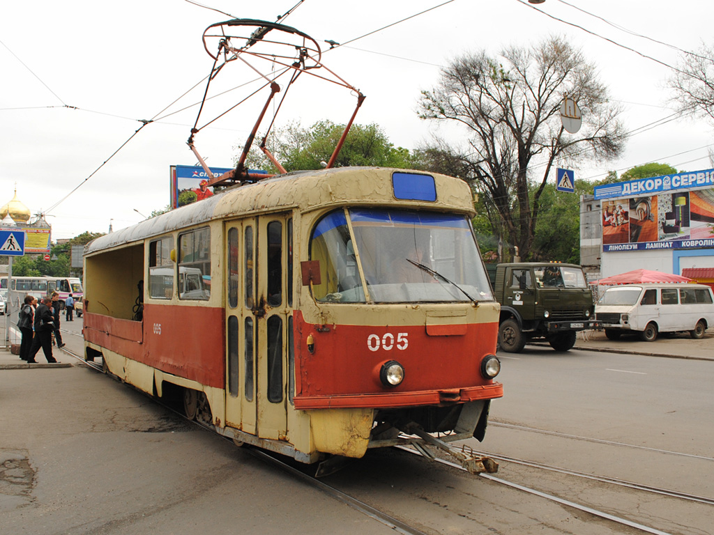Одесса, Tatra T3SU (двухдверная) № 005