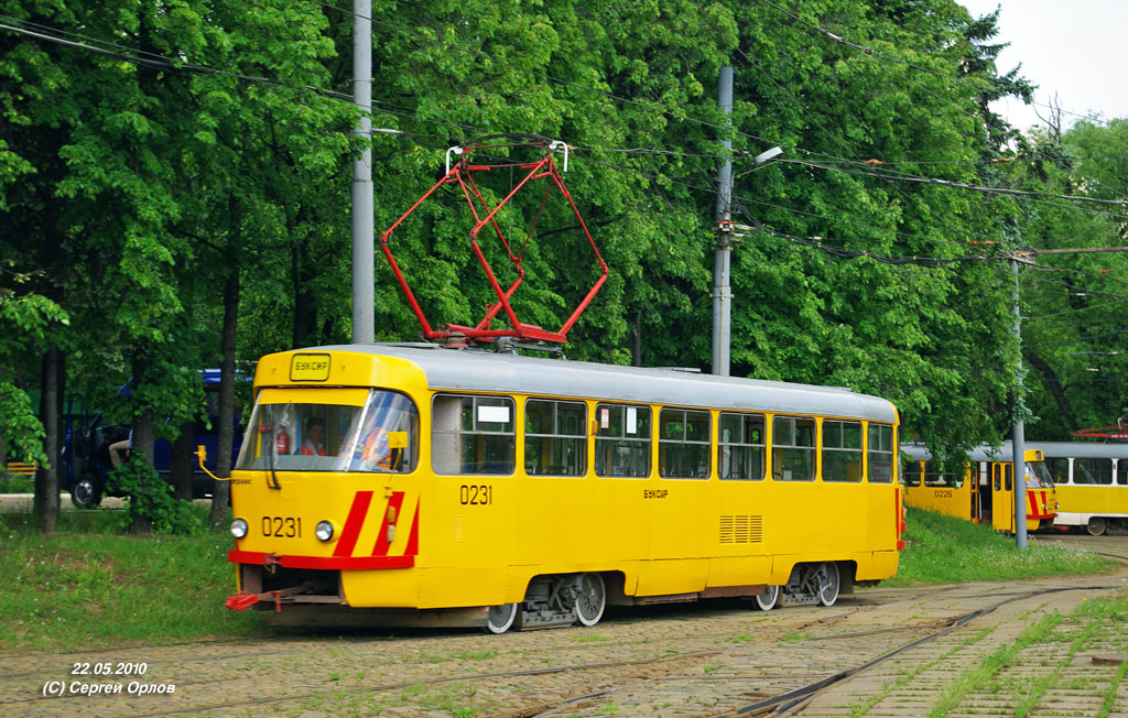 Moskau, Tatra T3SU Nr. 0231