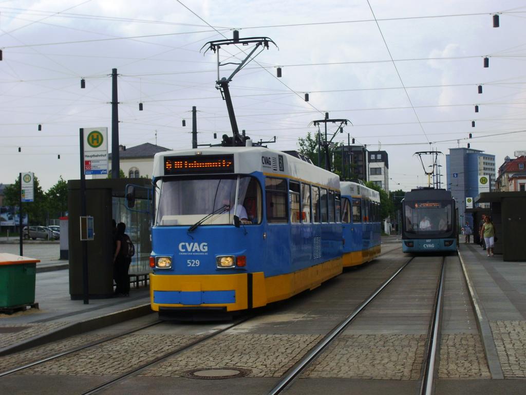 Chemnitz, Tatra T3DM № 529