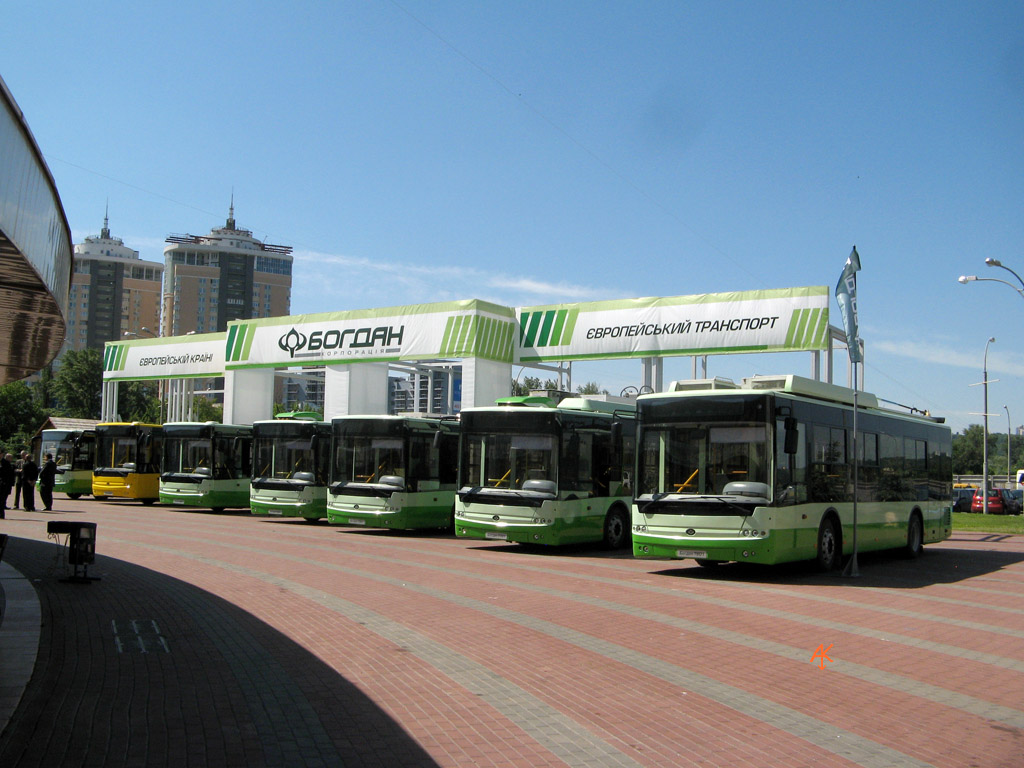 Kiev — Trolleybuses Bogdan at the exhibition SIA'2010, May, 2010