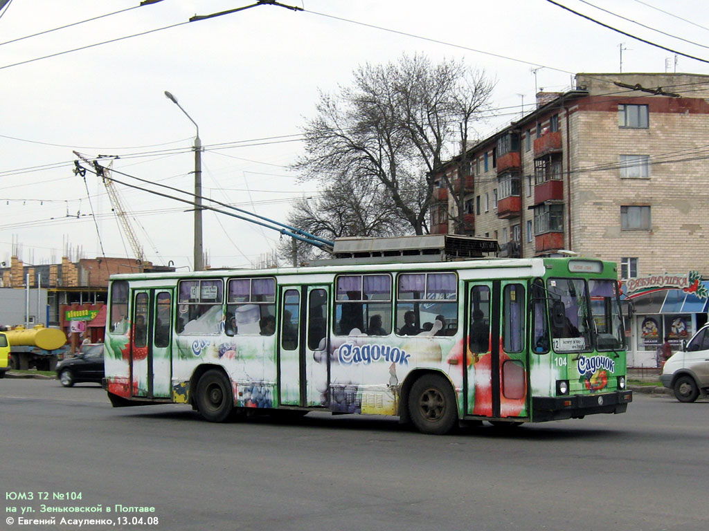 Poltava, YMZ T2 č. 104