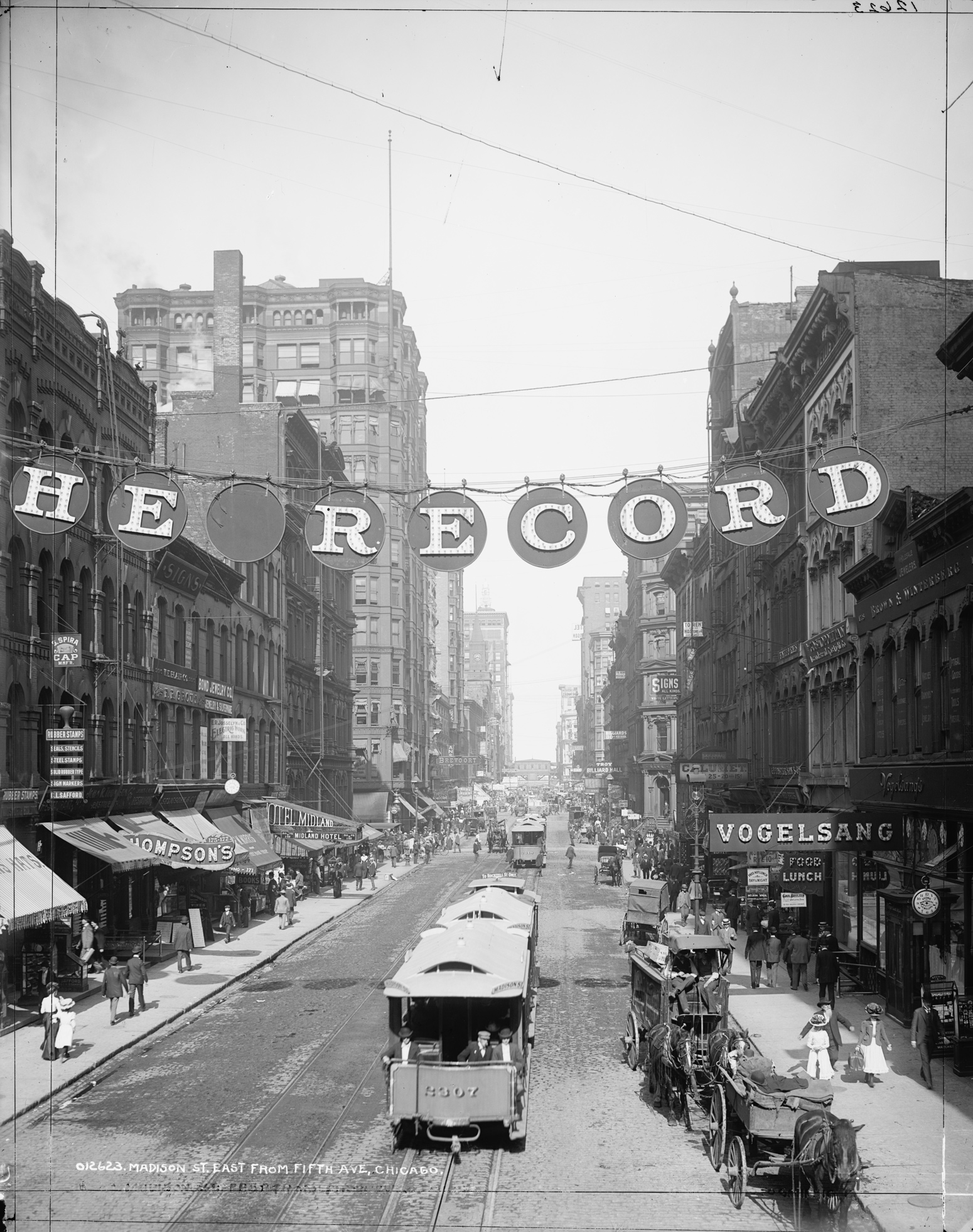 Chicago, American 2-axle trailer car — 2307