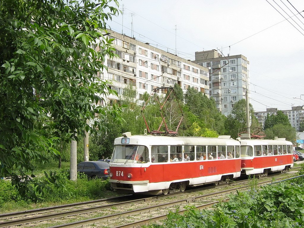 Самара, Tatra T3SU № 874