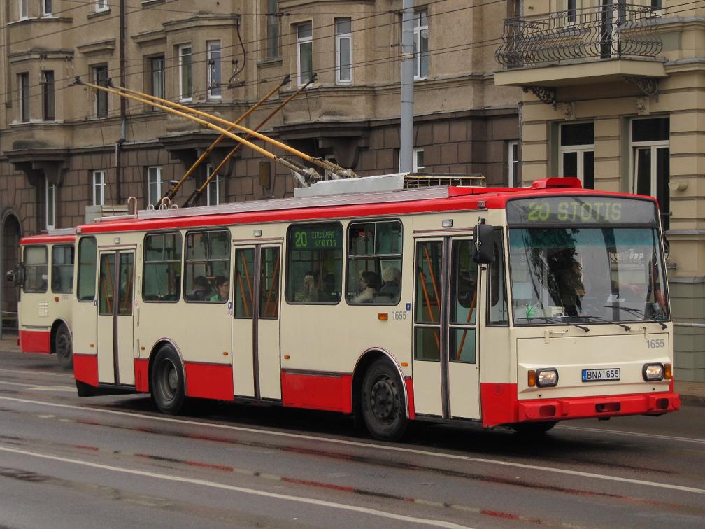 Vilnius, Škoda 14Tr17/6M nr. 1655