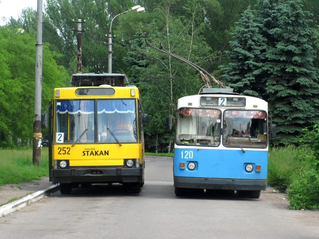 Макеевка, ЮМЗ Т2 № 252; Макеевка, ЗиУ-682ГН № 120; Макеевка — Разные фотографии