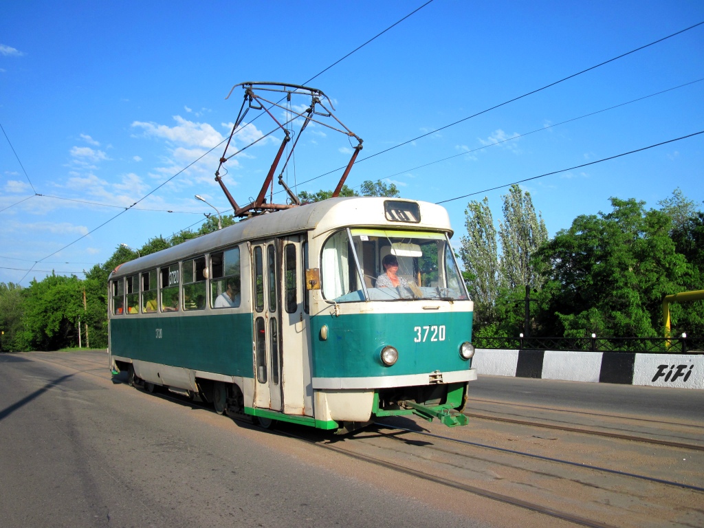 Донецк, Tatra T3SU (двухдверная) № 3720