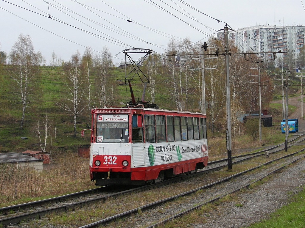 Prokopyevsk, 71-605 (KTM-5M3) č. 332